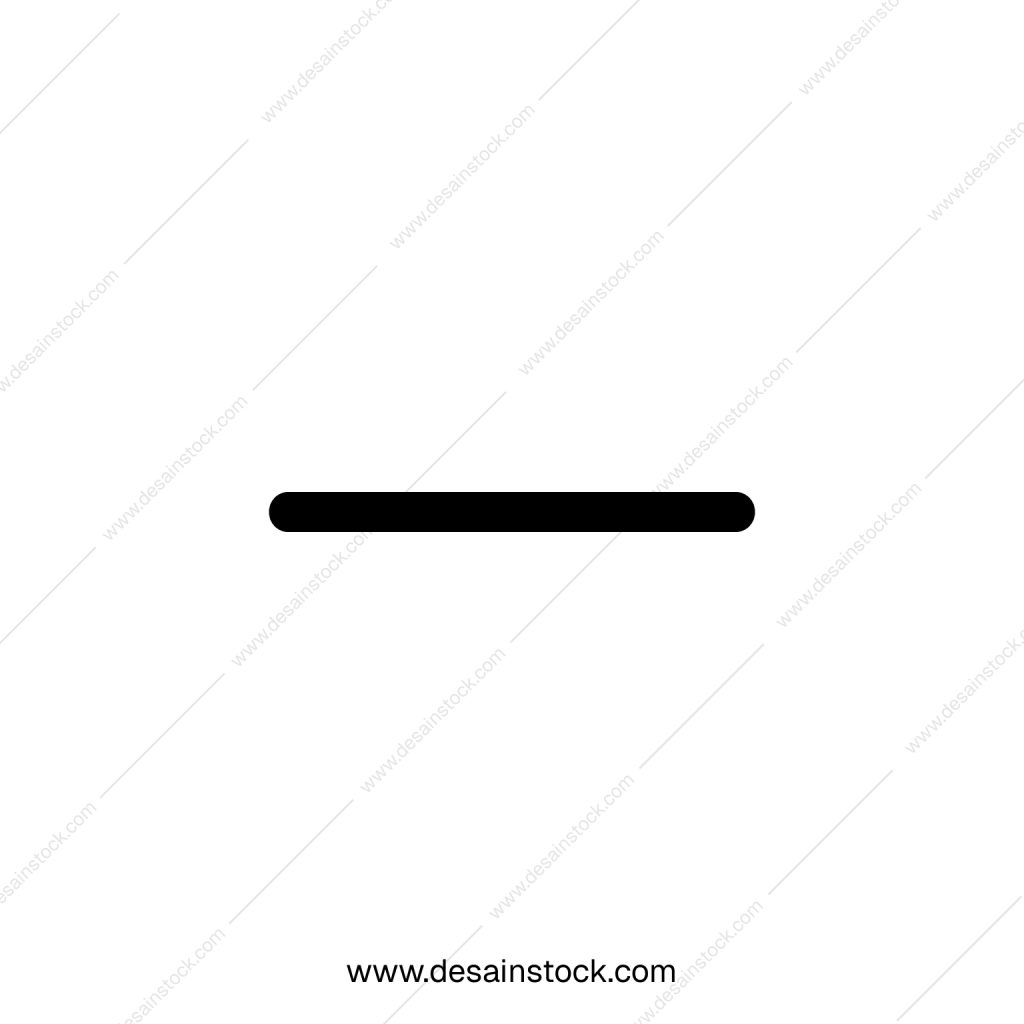 Simple Black Line Flat Style Illustration Divider Element Isolated