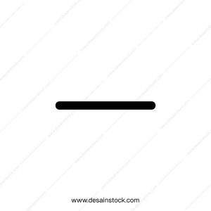Simple Black Line Flat Style Illustration Divider Element Isolated