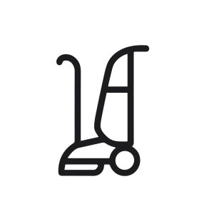 Simple Outline Style Vacuum Cleaner Tool Equipment Appliance Icon