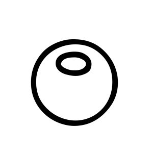 Simple Line Drawing Olive Fruit Ingredient Nutrition Natural Food Icon