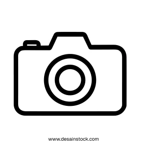 Simple Lineart Camera Device Electronic Photography Outline Icon
