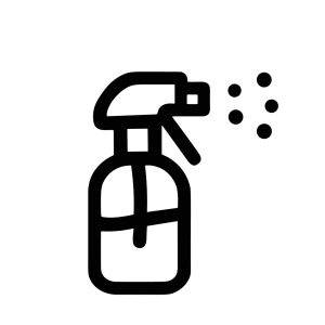 Simple Outline Cleaning Spray Bottle Equipment Tool Outline Icon