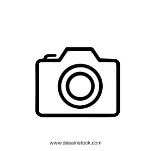Simple Outline Camera Device Photography Technology Electronic Gadget Line Icon