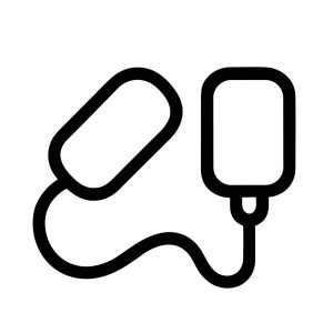 Outline Simple Blood Pressure Monitor Tool Medical Equipment Icon