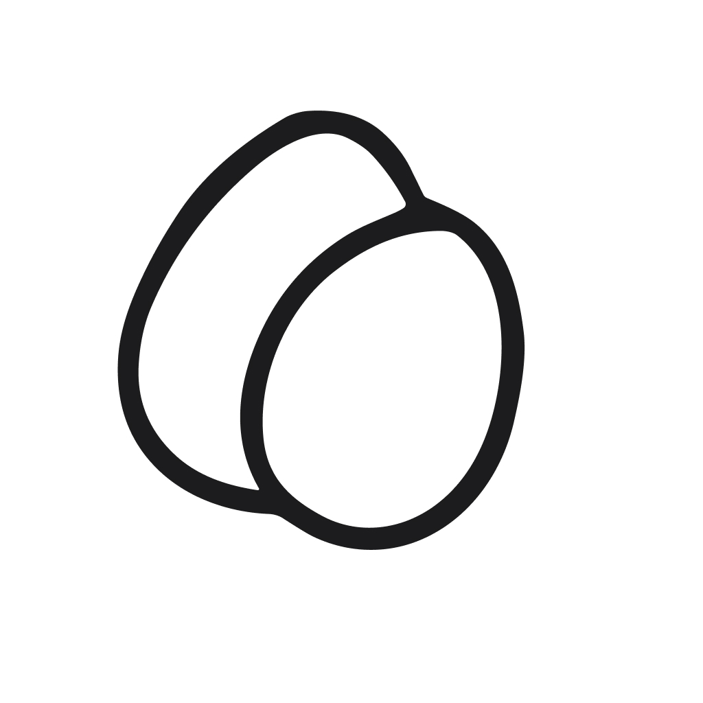 Simple Outline Rounded Button or Pill Shape Element Graphic