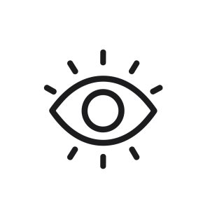 Simple Line Drawing Eye Vision Observation Sight Look Illustration