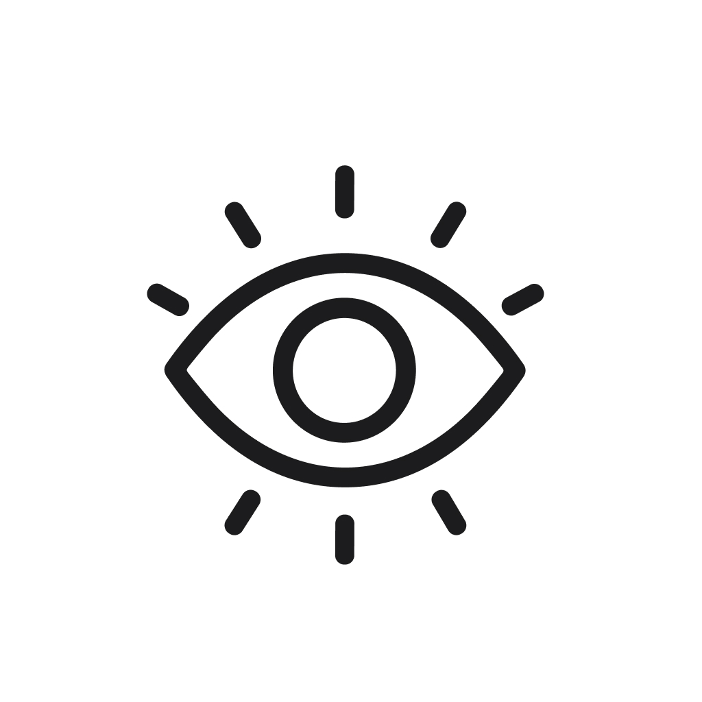 Simple Line Drawing Eye Vision Observation Sight Look Illustration