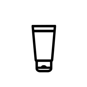 Simple Line Art Cream Tube Container for Cosmetic Beauty Product