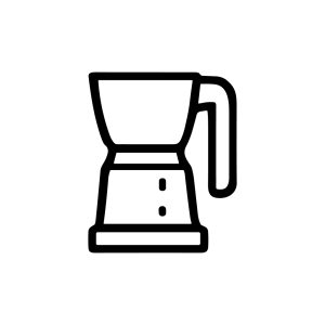Simple Outline Kitchen Blender Appliance Machine for Making Smoothies Icon