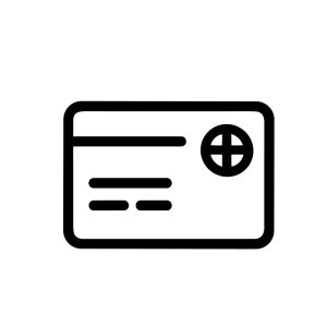 Minimalist Outline Electronic Mail with Circle Stamp Postal Icon Design