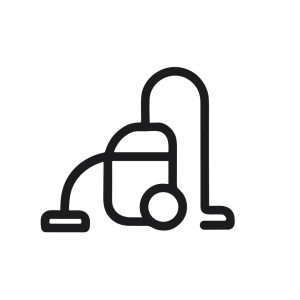 Simple Lineart Vacuum Cleaner Appliance Tool Cleaning Equipment Icon