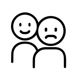 Minimalist Line Art Emotion Faces Diverse Mood Expression Illustration Icon