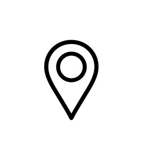Outline Simple Location Pointer Pin Symbol Mark Sign Icon