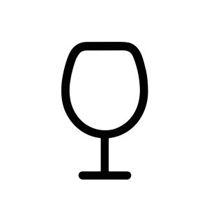 Minimalist Outline Simple Glass Icon Shape Symbol Design Element