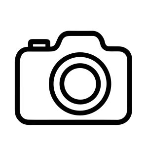 Simple Line Art Camera Device Electronic Symbol Outline Style Icon