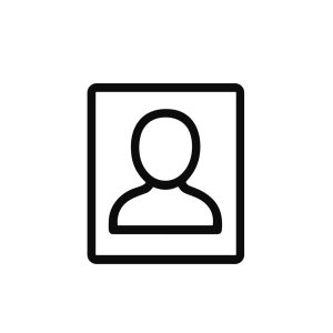 Minimalist Line Drawing Person Portrait Avatar Profile User Account Icon