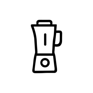 Simple Outline Kitchen Blender Appliance Machine Equipment Icon