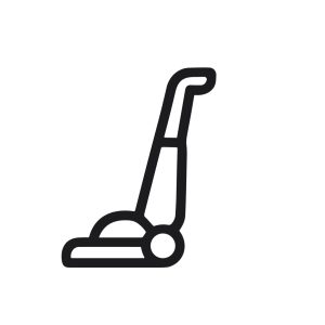 Minimalist Lineart Vacuum Cleaner Appliance Machine Cleaning Tool Icon Symbol