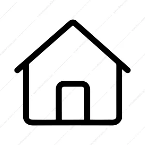 Simple Lineart Residence Symbol Shape Graphic Icon
