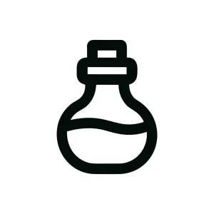 Line Art Potion Flask Elixir Icon Symbol Graphic