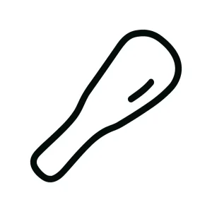 Simple Outline Stone Age Club Weapon Icon