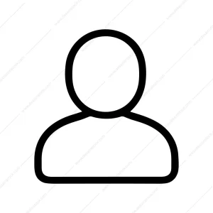 Outline Simple User Account Sign Shape Icon