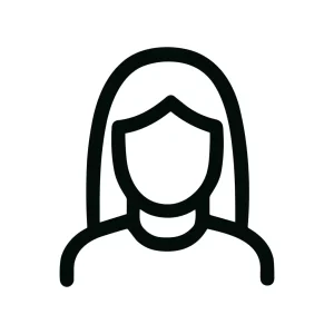 Simple Outline Avatar Profile User Account Minimalist Style Icon