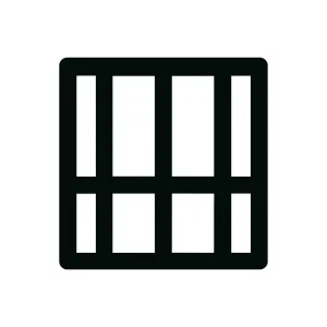 Bold Line Layout Grid Interface Element Shape Icon