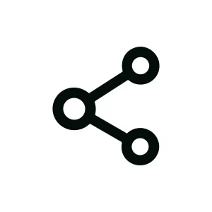 Outline Simple Share Connection Network Link Icon