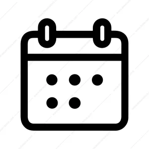 Simple Outline Calendar Date Planner Event Schedule Icon
