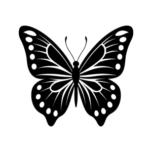Elegant Decorative Butterfly Illustration Insect Design Element for Graphic Projects