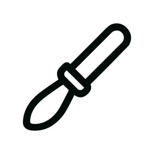 Minimal Outline Dropper Tool Simple Icon Graphic