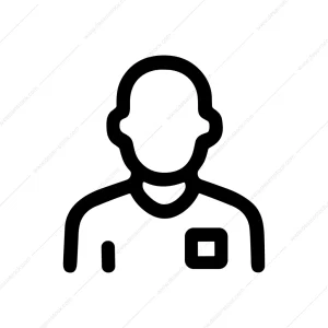 Outline Simple Person Profile Avatar User Icon