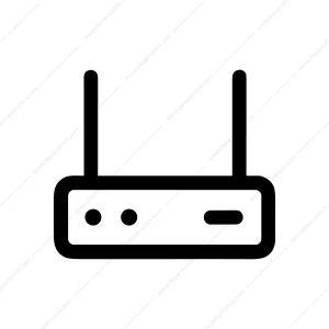 Outline Simple Router Electronic Device Hardware Icon