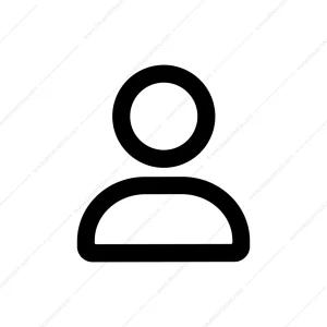 Simple Outline User Profile Account Contact Icon
