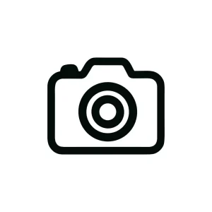 Black Outline Rounded Camera Shape Graphic Icon