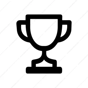 Outline Simple Trophy Cup Victory Award Icon