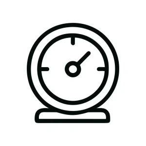 Outline Simple Counter Machine Tool Measurement Icon