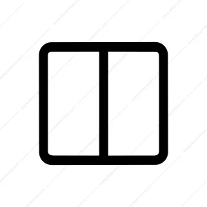 Minimalist Line Split Square Layout Design Element
