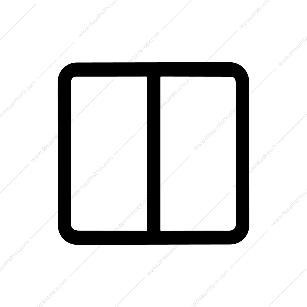 Minimalist Line Split Square Layout Design Element