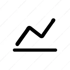 Minimalist Simple Business Graph Outline Element Illustration
