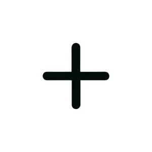 Simple Rounded Plus Sign Symbol Graphic Element Shape Icon Design