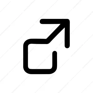 Simple Outline Share Arrow Square Direction Icon