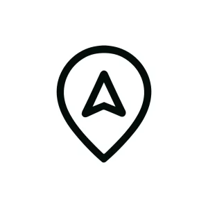 Line Style Point Navigation Location Arrow Shape Icon