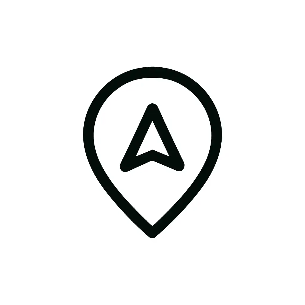 Line Style Point Navigation Location Arrow Shape Icon