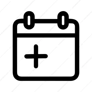 Simple Line Calendar Add Event Reminder Symbol Icon