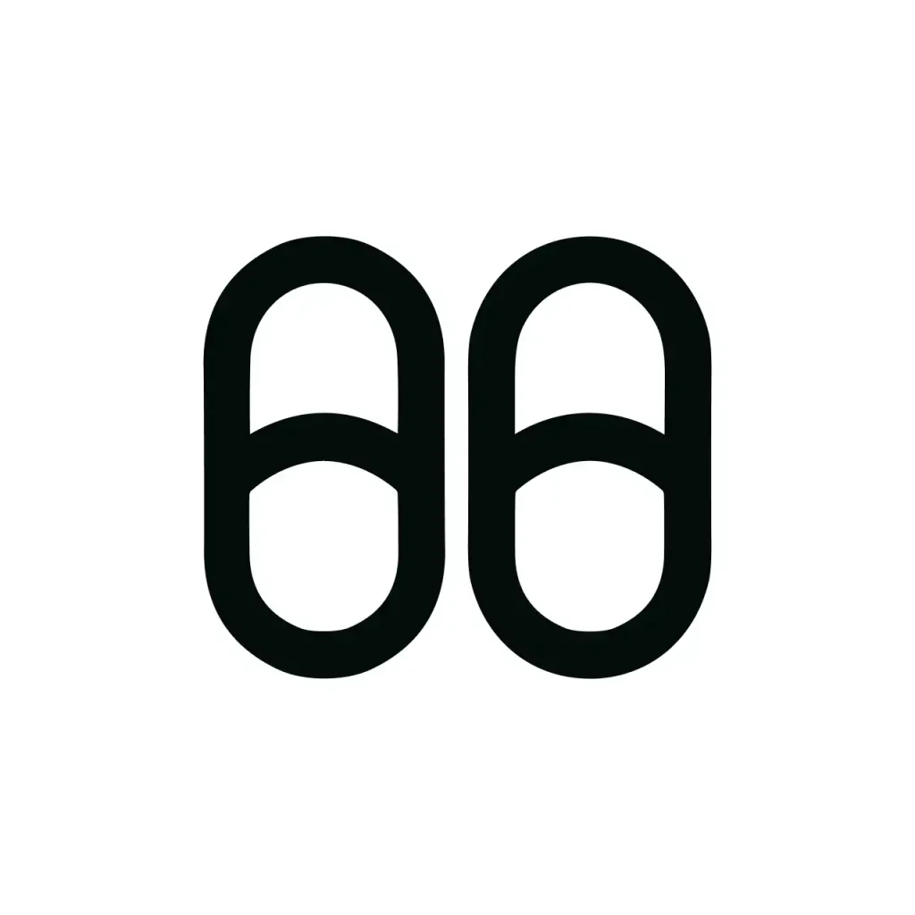 Simple Outline Sandal Flip Flop Summer Footwear Icon