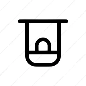 Outline Simple Swing Set Seat Minimal Icon