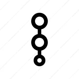 Simple Line Circle Connectivity Structure Graphic Element