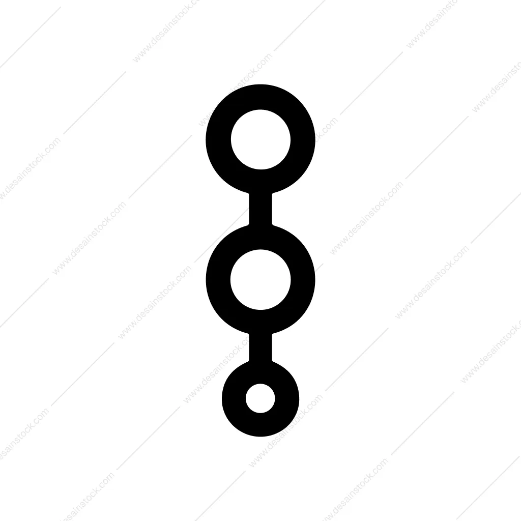 Simple Line Circle Connectivity Structure Graphic Element